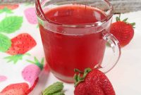 Strawberry Syrup Recipe for Cocktails and Desserts