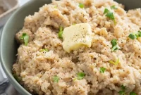 Garlic Parmesan Smashed Cauliflower Sautéed to Crispy Perfection