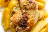 Authentic Greek Lemon Chicken Recipe with Crispy Roast Potatoes