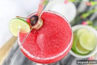 Cherry Rhubarb Margarita Recipe — Sparkling Spring Cocktail