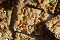 Halloween Sourdough Discard Kitchen Sink Cookie Bars
