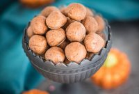 Keto Pumpkin Spice Cookie Dough Bites for Fall Snacking