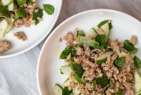 Spicy Chicken Salad with Fresh Mint and Citrus Dressing