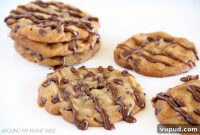 Chocolate Chip Cookies Stuffed with Peppermint Patties