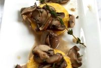 Creamy Polenta with Sautéed Mushrooms and Parmesan