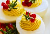 Festive Christmas Deviled Eggs Recipe for Holiday Parties