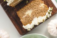 Low-Carb Spiced Pumpkin Bread Stuffed with Cheesecake