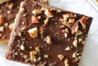 Classic Chewy Toffee Bars Recipe with Buttery Shortbread