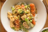 Sesame Garlic Stir-Fry with Frozen Vegetables