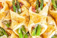 Prosciutto and Asparagus Puff Pastries for Entertaining