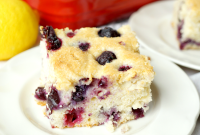Blueberry Lemon Snack Cake Recipe for Moist, Zesty Slices