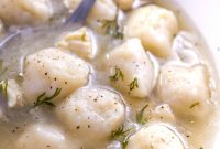 Poltava Chicken and Dumpling Soup Recipe (Halushky)