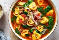 Creamy Sausage and Tortellini Soup Recipe for Cozy Nights