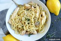 Lemony 30-Minute Pasta with Grilled Chicken and Fresh Herbs