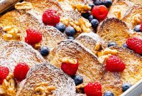 Make-Ahead Baked French Toast Casserole Recipe