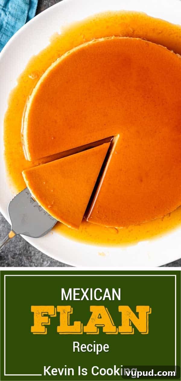titled image (and shown): mexican flan recipe