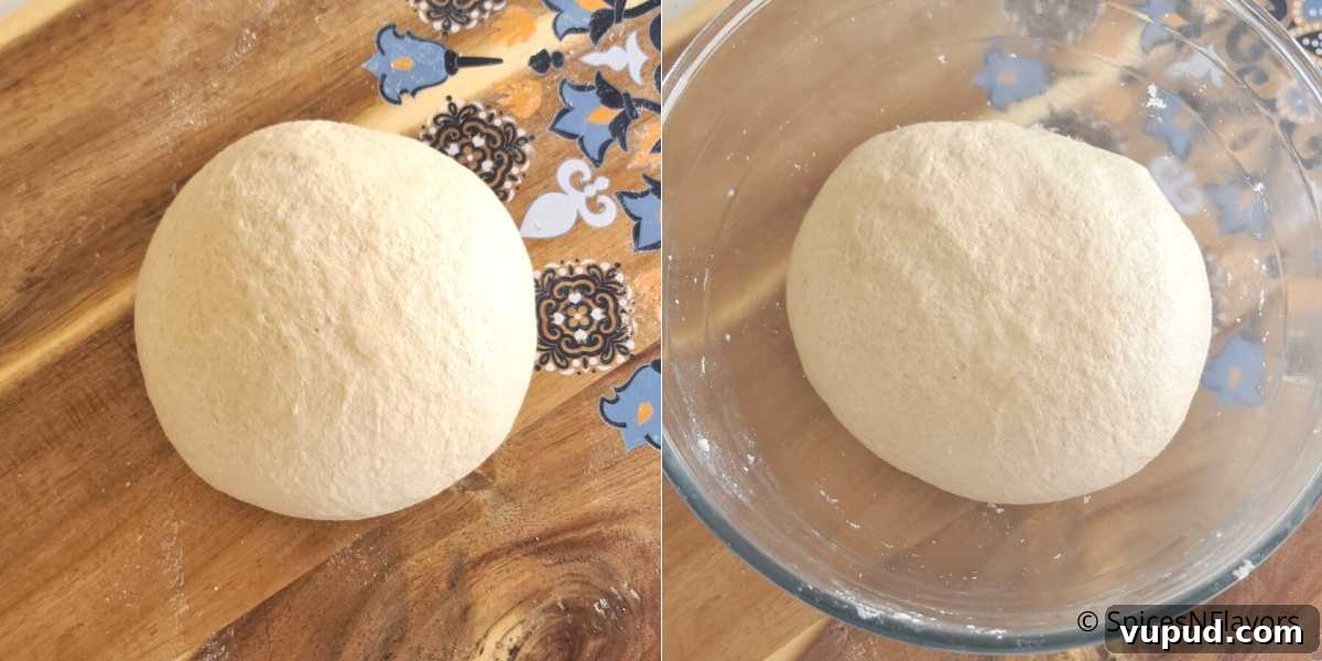 How to Make Turkish Simit: Crispy Bagel-Style Bread Recipe 5 knead the dough to form a soft and pliable dough