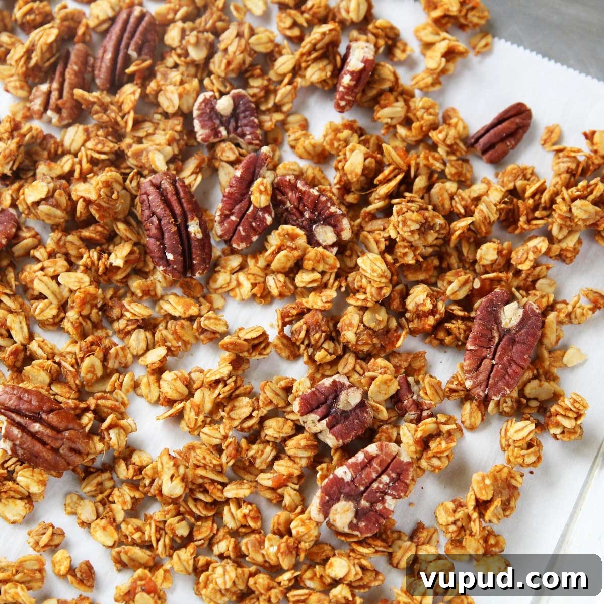 Sweet Potato Granola Recipe (Gluten-Free, Nutritious) 3 Baked sweet potato granola