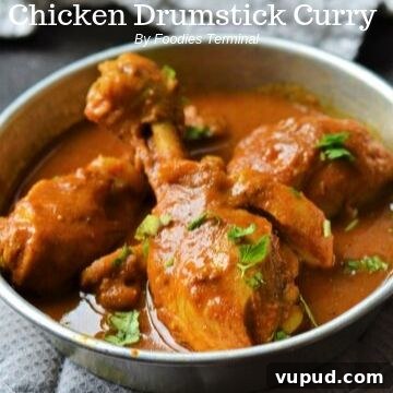Oil-Free Indian Chicken Curry Recipe: Moist, Low-Fat Curry 12 Spicy Chicken Drumsticky Curry recipe