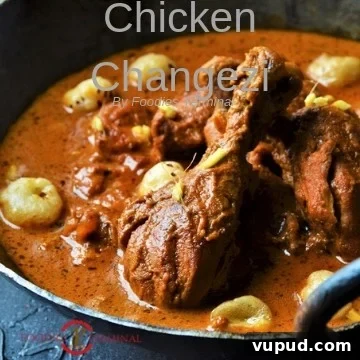 Oil-Free Indian Chicken Curry Recipe: Moist, Low-Fat Curry 13 Chicken Changezi served in an iron wok
