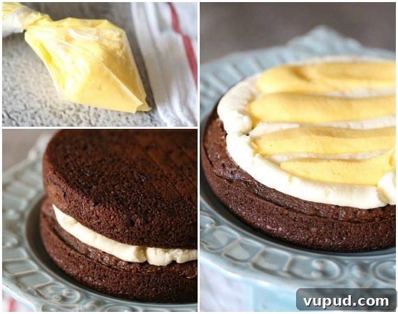 Cadbury Creme Egg Chocolate Layer Cake Recipe 5 Cadbury Egg Cake. A simple cake with a yellow and white filling to look like the favorite Easter Candy
