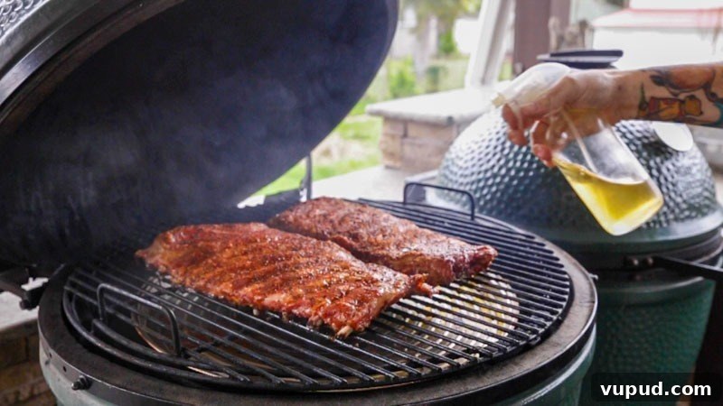 Cherry Coke-Glazed St. Louis Ribs on the Big Green Egg: Sweet BBQ Recipe 8 img 12395 7