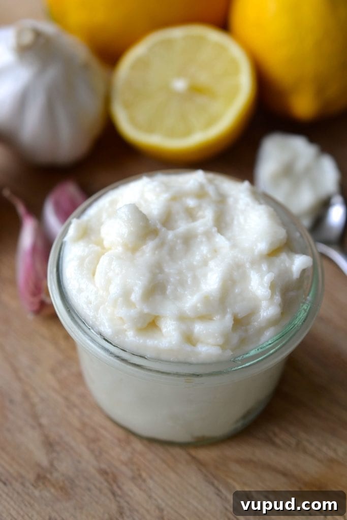 Egg Free Garlic Aioli (aka Toum) Egg Free Garlic Aioli