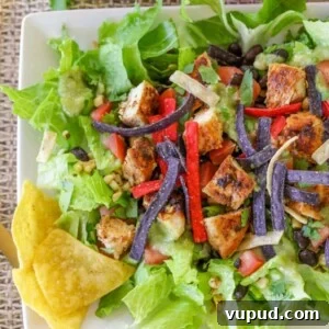 Chicken taco salad