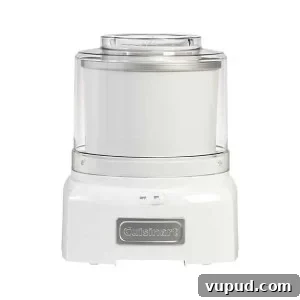 Top Kitchen Gifts for Home Cooks and Food Lovers 17 Front view of an ice cream maker