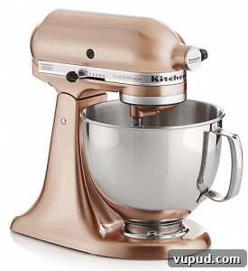 Top Kitchen Gifts for Home Cooks and Food Lovers 19 Front view of a kitchenaid mixer