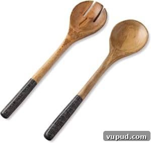 Top Kitchen Gifts for Home Cooks and Food Lovers 26 wooden salad servers