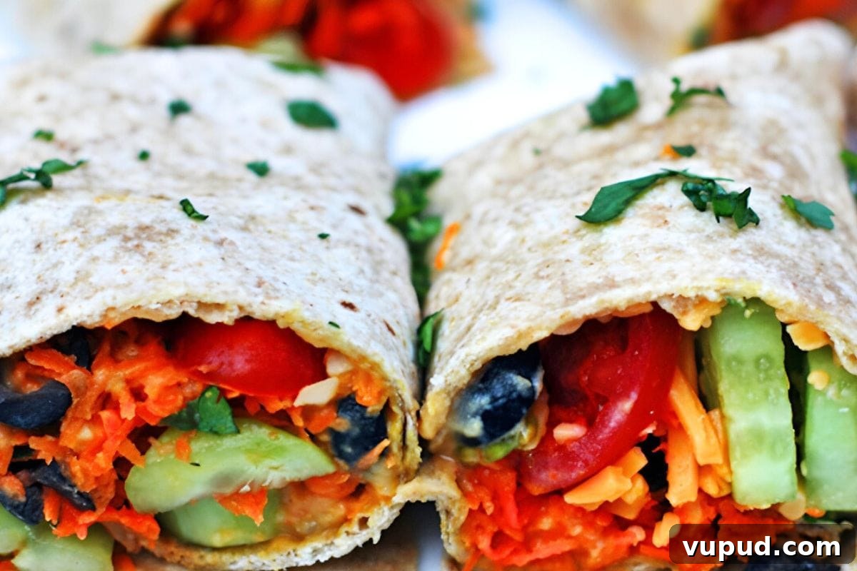 5 Delicious 30-Minute Meals You’ll Love 6 Vegetable Hummus Wraps