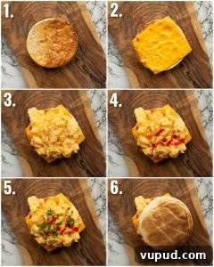 how to make a scrambled egg sandwich 6 step by step photos showing how to make a scrambled egg sandwich