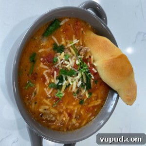 Sausage Orzo Soup