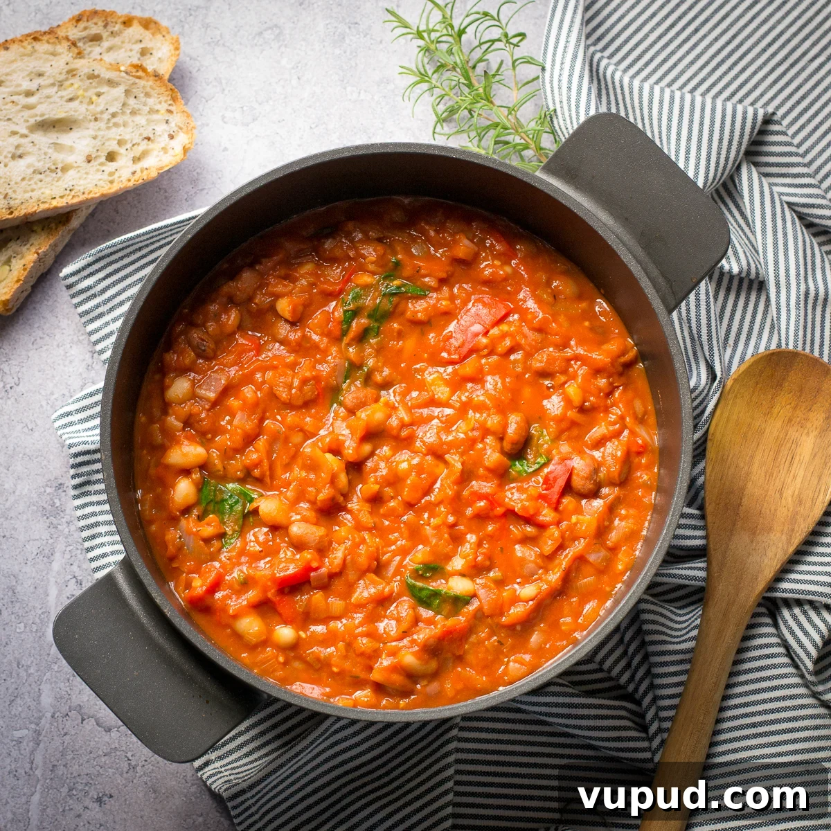 Hearty Tuscan White Bean Stew with Herbs and Olive Oil 12 Tuscan Bean Stew
