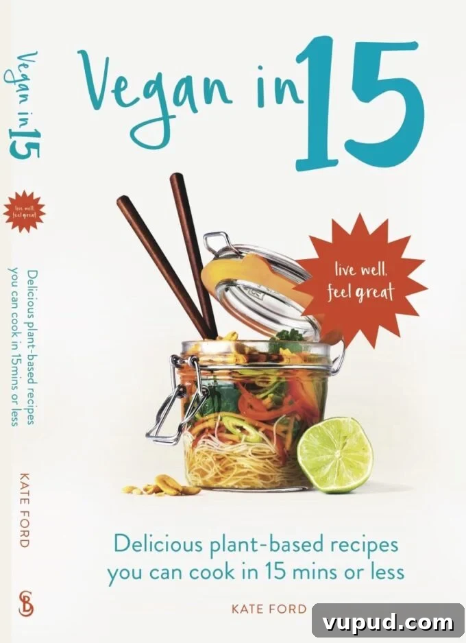 Hearty Tuscan White Bean Stew with Herbs and Olive Oil 15 Vegan in 15 by Kate Ford