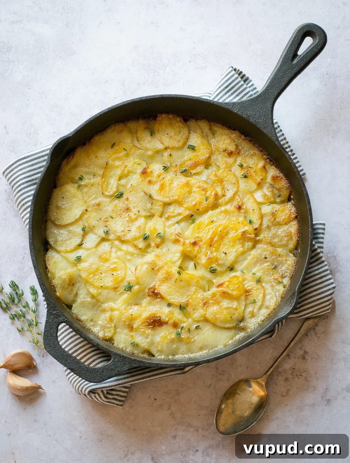 Hearty Tuscan White Bean Stew with Herbs and Olive Oil 9 Vegan Dauphinoise Potatoes