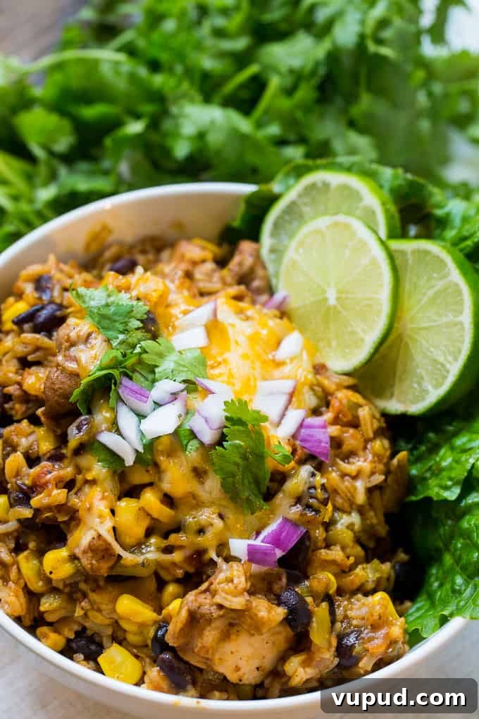 Instant Pot Chicken and Rice Burrito Bowls Recipe 5 Instant Pot Chicken Burrito Bowls