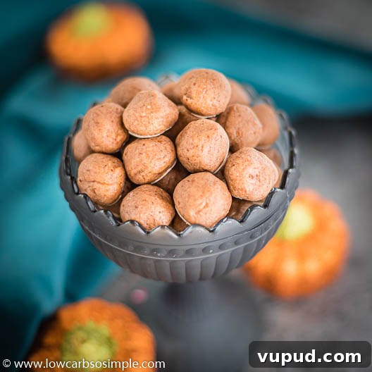 Keto Pumpkin Spice Cookie Dough Balls | Low-Carb, So Simple