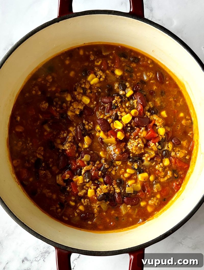 Pumpkin Turkey Chili Recipe for Cozy Fall Dinners 5 Bowl of turkey pumpkin chili