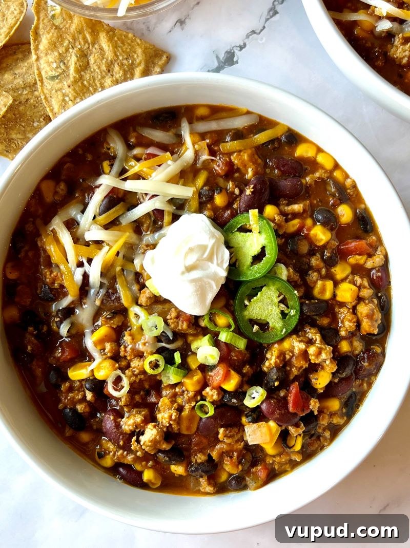 Pumpkin Turkey Chili Recipe for Cozy Fall Dinners 6 Serving turkey chili