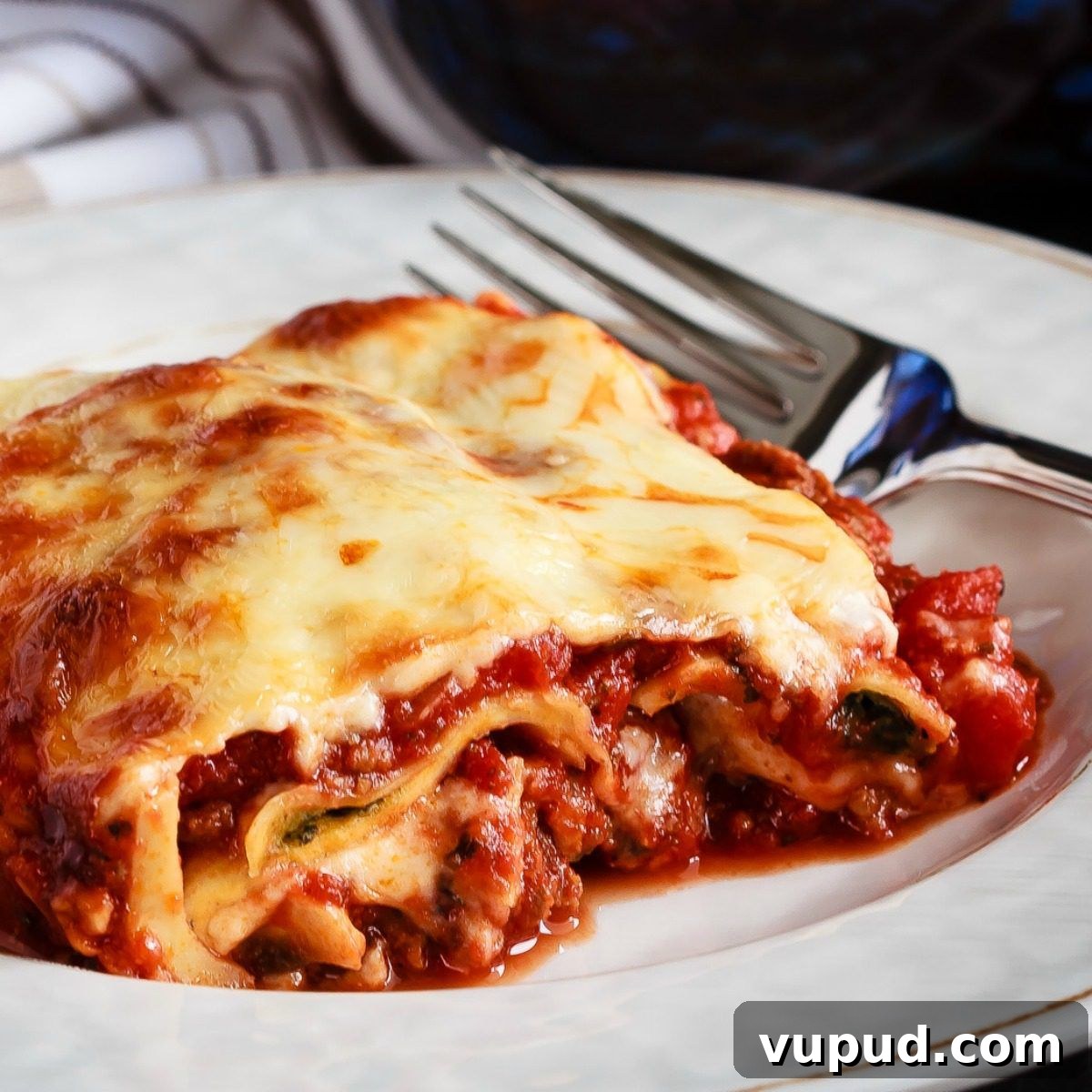 An easier and faster version of a favorite pasta dish, this ravioli lasagna is absolutely amazing. Quick to make and tastes like the real thing!