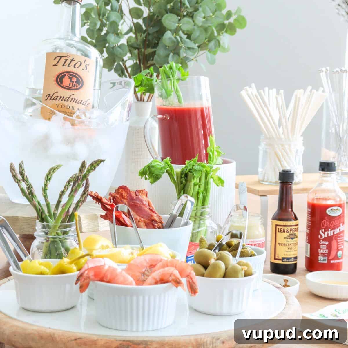 Mint Mojito Bar Ideas for Parties: DIY Setup & Refreshing Recipes 10 Bloody Mary Bar