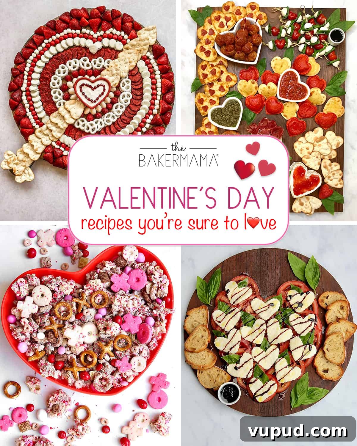 Valentine's Day Movie Night Snack Board Ideas 6 Valentine's Day Recipes You're Sure to Love by The BakerMama