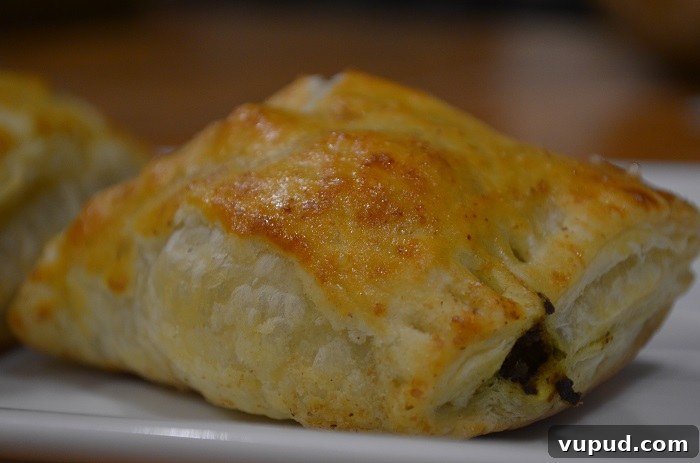 Crispy Beef Samosa Puff Pastries: Flaky Indian-Inspired Bites 26 baked
