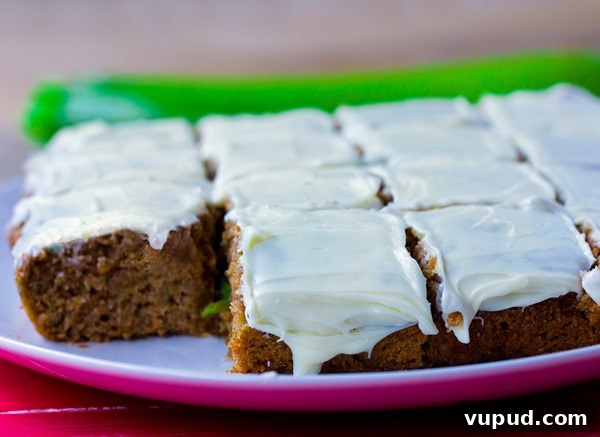 Light zucchini cake with frosting Light zucchini cake with frosting