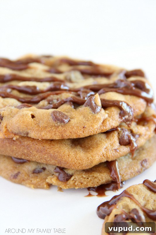 Peppermint Pattie Stuffed Chocolate Chip Cookies