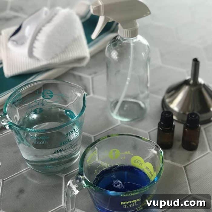 DIY Shower Cleaner Recipe for Sparkling, Streak-Free Tiles 3 Homemade shower cleaner ingredients and results