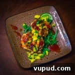 Asian Shrimp Cakes with Mango Chutney and Honey Sriracha Sauce | Savorwithjennifer.com