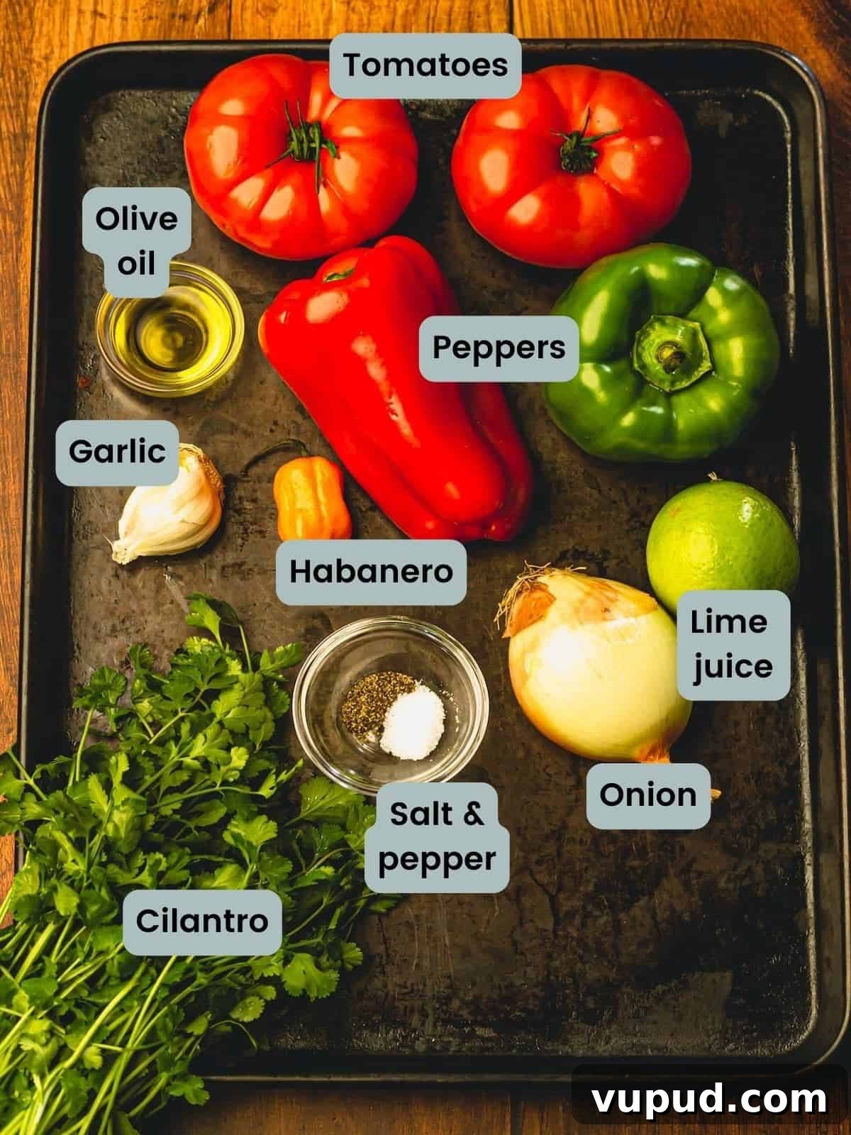 Smoky Roasted Tomato and Habanero Salsa Recipe 3 Ingredients in habanero salsa.